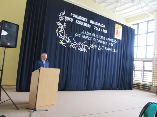 POWIATOWA INAUGURACJA ROKU SZKOLNEGO 2015/2016